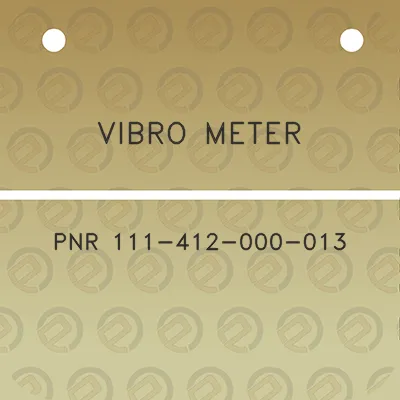 vibro-meter-pnr-111-412-000-013