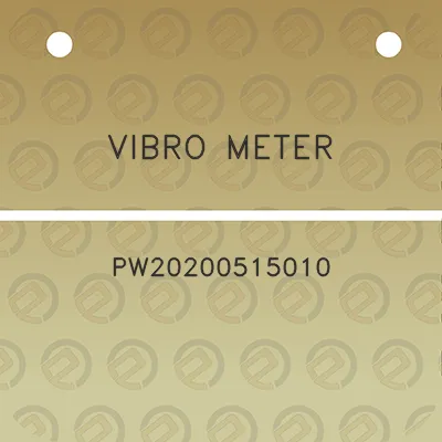 vibro-meter-pw20200515010