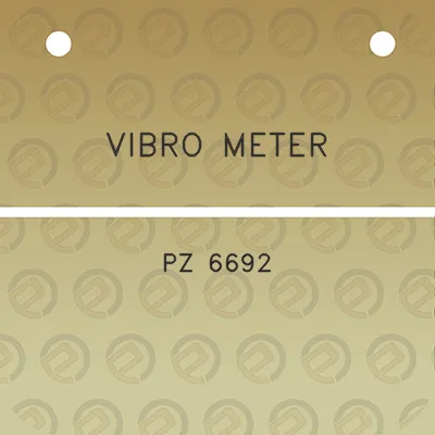 vibro-meter-pz-6692