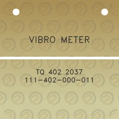 vibro-meter-tq-402-2037-111-402-000-011