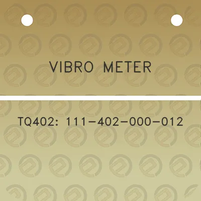 vibro-meter-tq402-111-402-000-012