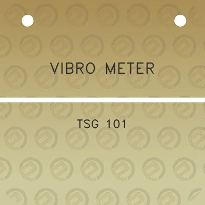 vibro-meter-tsg-101