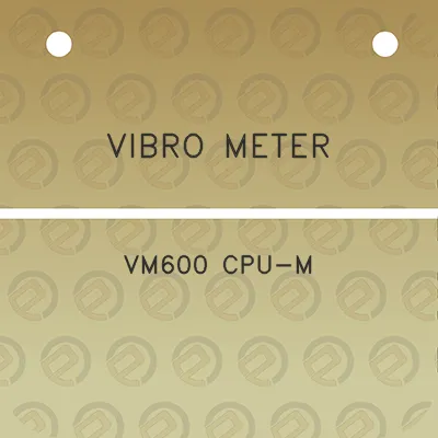 vibro-meter-vm600-cpu-m