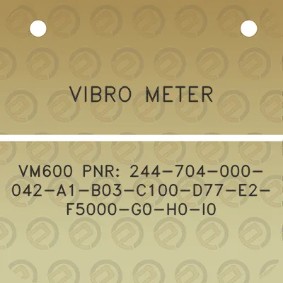 vibro-meter-vm600-pnr-244-704-000-042-a1-b03-c100-d77-e2-f5000-g0-h0-i0