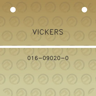 vickers-016-09020-0