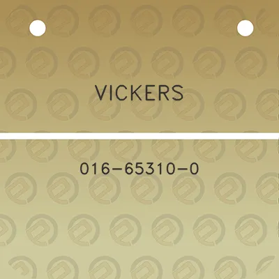 vickers-016-65310-0