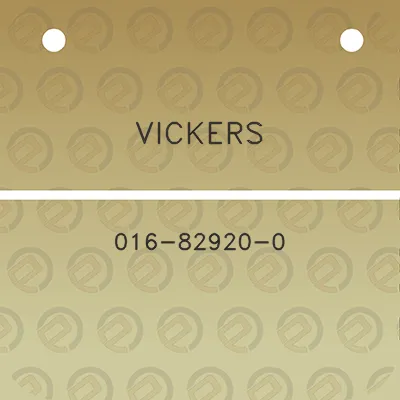 vickers-016-82920-0