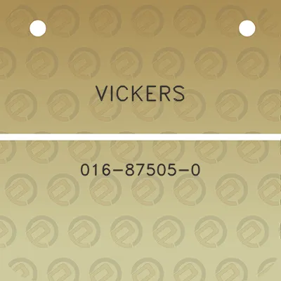 vickers-016-87505-0