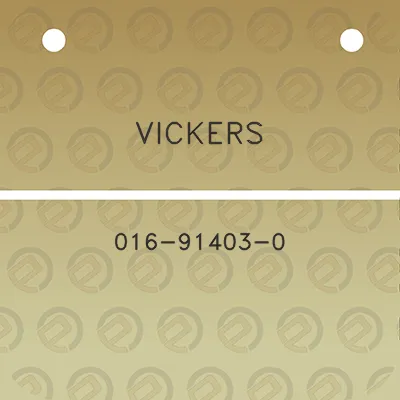 vickers-016-91403-0