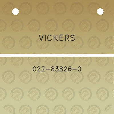 vickers-022-83826-0