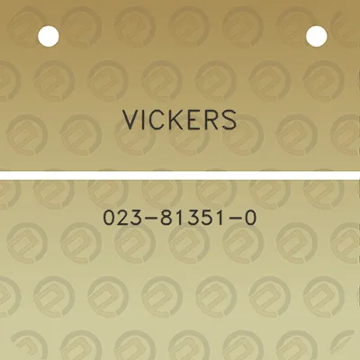 vickers-023-81351-0