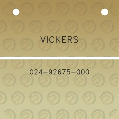 vickers-024-92675-000