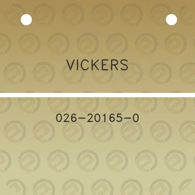 vickers-026-20165-0