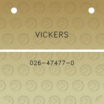 vickers-026-47477-0