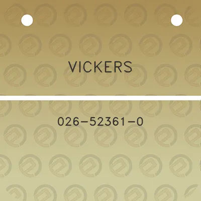 vickers-026-52361-0