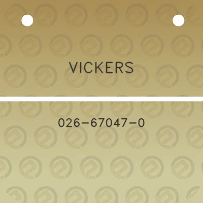 vickers-026-67047-0