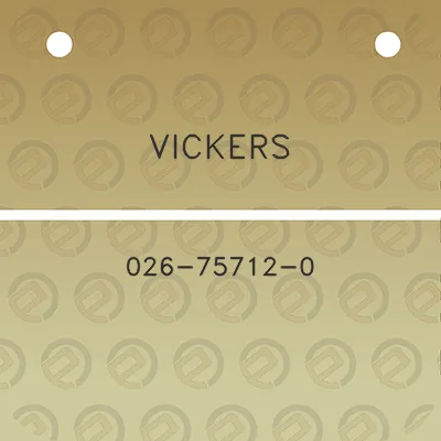 vickers-026-75712-0