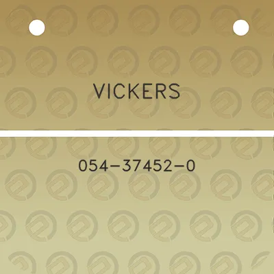 vickers-054-37452-0