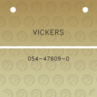 vickers-054-47609-0