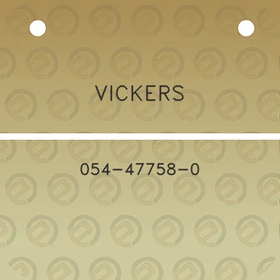 vickers-054-47758-0