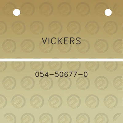 vickers-054-50677-0