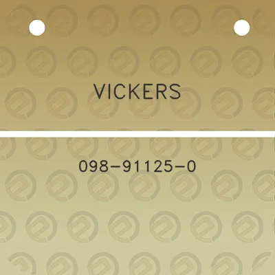 vickers-098-91125-0