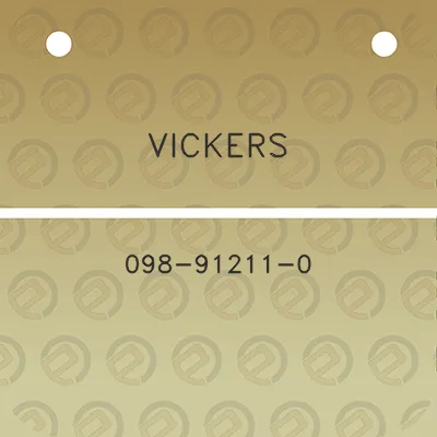 vickers-098-91211-0