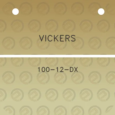 vickers-100-12-dx