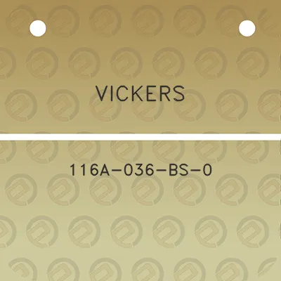 vickers-116a-036-bs-0