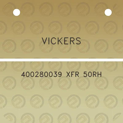 vickers-400280039-xfr-50rh