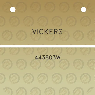 vickers-443803w