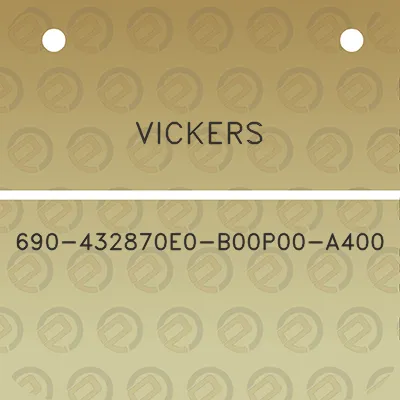 vickers-690-432870e0-b00p00-a400