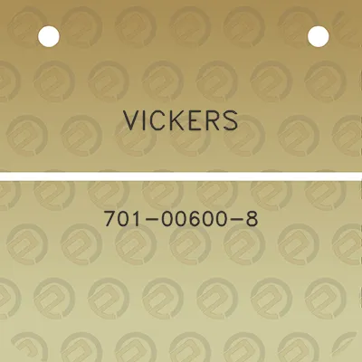 vickers-701-00600-8