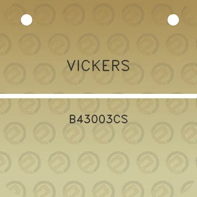 vickers-b43003cs