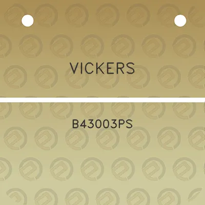 vickers-b43003ps