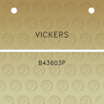 vickers-b43603p