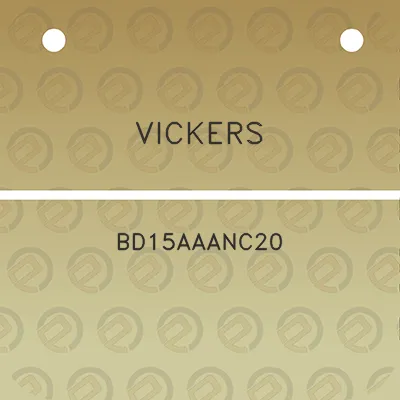 vickers-bd15aaanc20