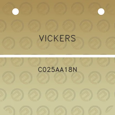 vickers-c025aa18n