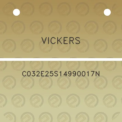 vickers-c032e25s14990017n