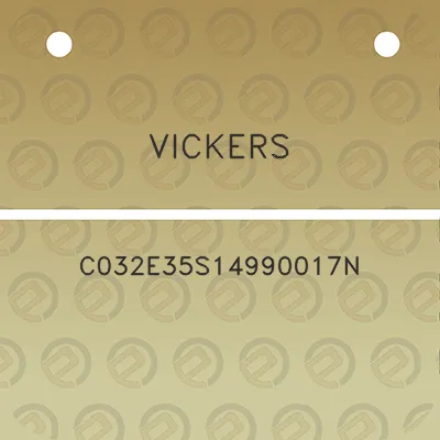 vickers-c032e35s14990017n