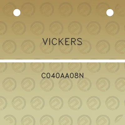 vickers-c040aa08n