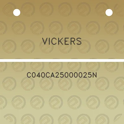 vickers-c040ca25000025n