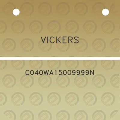 vickers-c040wa15009999n