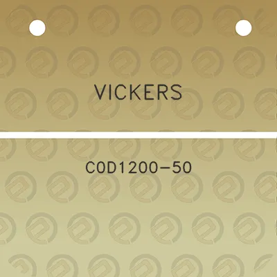 vickers-c0d1200-50