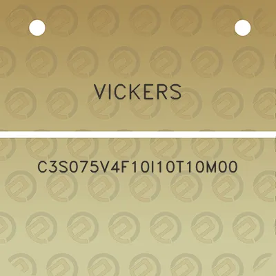 vickers-c3s075v4f10i10t10m00