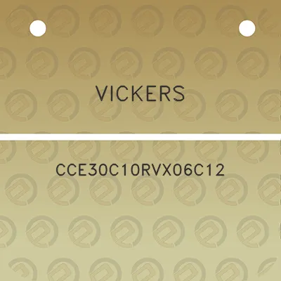 vickers-cce30c10rvx06c12