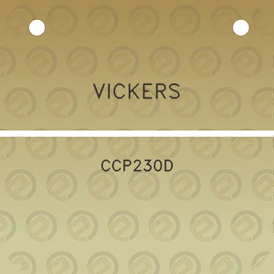 vickers-ccp230d