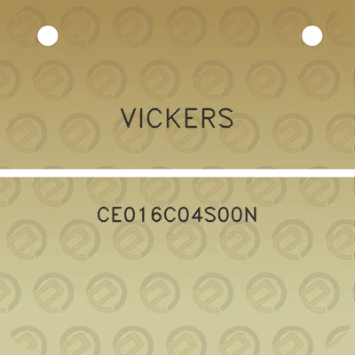 vickers-ce016c04s00n