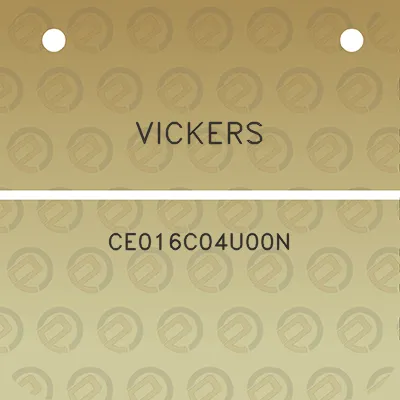 vickers-ce016c04u00n