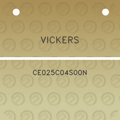 vickers-ce025c04s00n